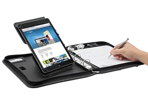 WEDO ELEGANCE A4 Tablet-Aktenmappe 9,7" - 10,5" Schwarz