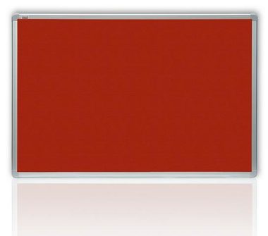 2x3 Filzplatte im Aluminiumrahmen 120x180 cm rot 