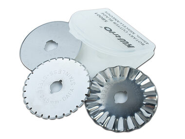 KW-trio -Set Ersatzmesser / gewellt / gelocht / gerade