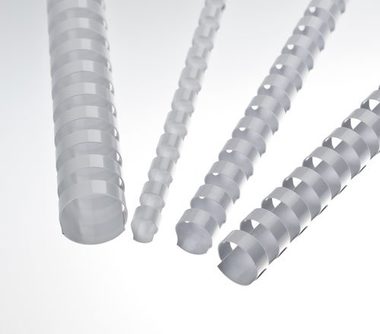 EuroSupplies Kunststoffrücken 22 mm weiß / für 151-180 Blatt - 80 g Papier / 50 Stk