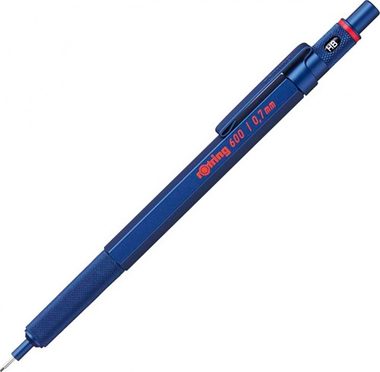 Rotring 600 0,7 mm metallic blau / Mikrostift 