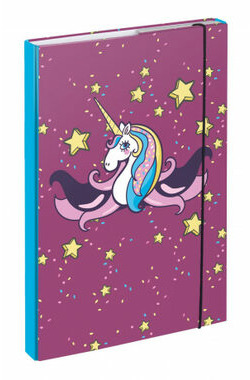 BAAGL Notizbuchhüllen A4 Einhorn / 23x32x3 cm