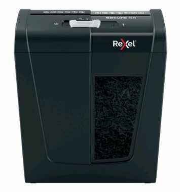 Rexel Secure S5 / Aktenvernichter / bis zu 5 Blatt / 10l / Streifenschnitt 6 mm