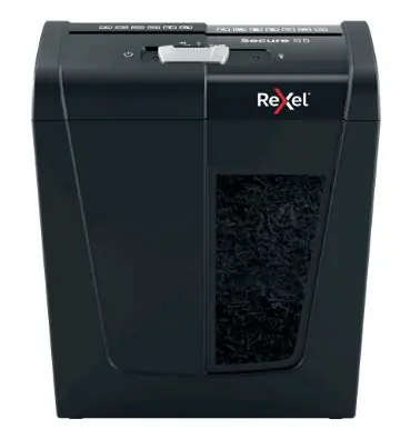Rexel Secure S5 / Aktenvernichter / bis zu 5 Blatt / 10l / Streifenschnitt 6 mm
