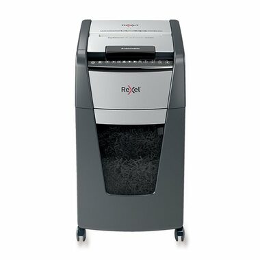 Rexel Optimum AutoFeed 300M / Automatischer Aktenvernichter / bis zu 300 Blatt / 60l / Mikroschnitt 2 x 15 mm