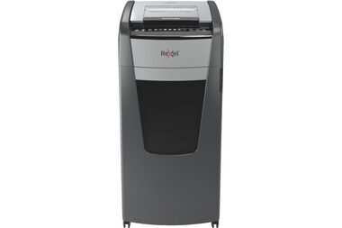 Rexel Optimum AutoFeed+ 600X / Automatischer Aktenvernichter / bis zu 600 Blatt / 110l / Querschnitt 4 x 30 mm
