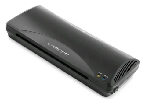 Esperanza EFL001 Laminator INFINITY A4 schwarz / max. Breite 240 mm / 80-125 mic / 265 W