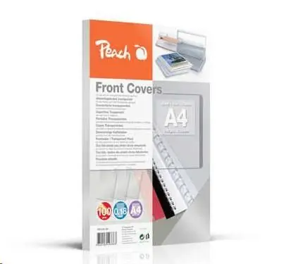 Peach -Bindevorderplatten 0,15 mm A4 transparent 100 Stk