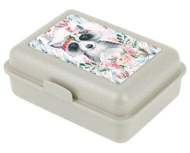 BAAGL Waschbär-Snackbox / 17,8 x 6 x 12,2 cm