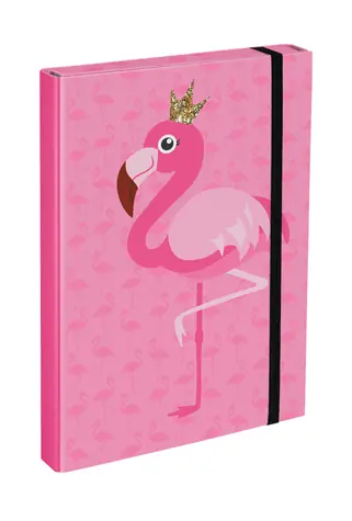 BAAGL Tafeln für Schulhefte A4 Flamingo / 23x32x3 cm