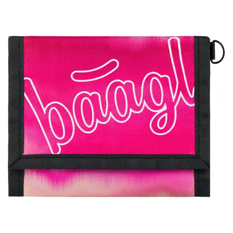 BAAGL Geldbörse Pink Stripes / 13 x 10 cm
