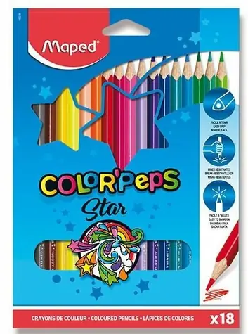 Maped Color'Peps dreieckige Buntstifte 18 Stk