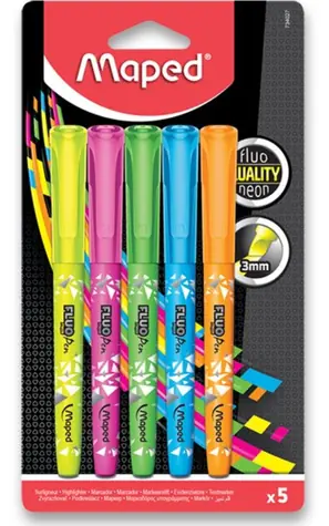 Maped Textmarker Fluo Peps 5 Stk