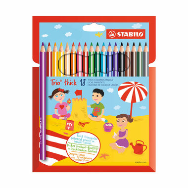STABILO® Trio strong - 18-teiliges Set - 18 verschiedene Farben
