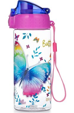 OXYBAG Trinkflasche OXY CLICK Butterfly2 500 ml