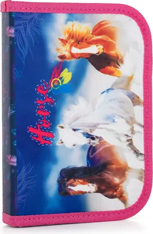 OXYBAG Schulmäppchen einstöckig Pferd