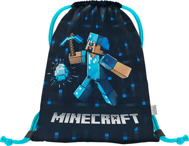BAAGL Tasche Minecraft Blue Axe / 36 x 46 x 1 cm / 16,5 l