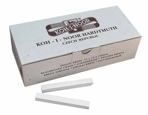 KOH-I-NOOR Schulkreide weiß 100 Stk