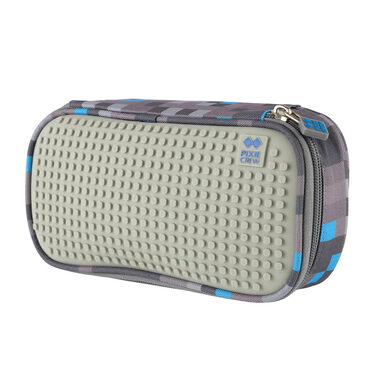 PIXIE CREW Schülermäppchen grau-blau / ab 6 Jahren