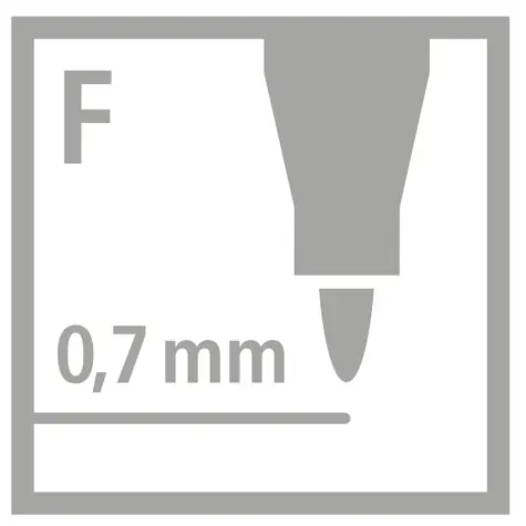 STABILO® OHPen Universal - fein - rot