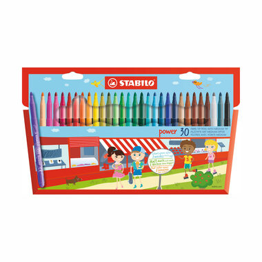 STABILO® power - 30er Set - 30 verschiedene Farben