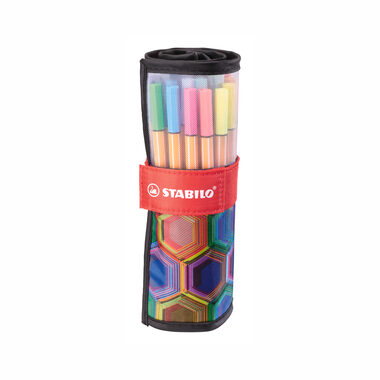 STABILO® point 88 - ARTY - 25-teiliges Rollerset - 25 verschiedene Farben