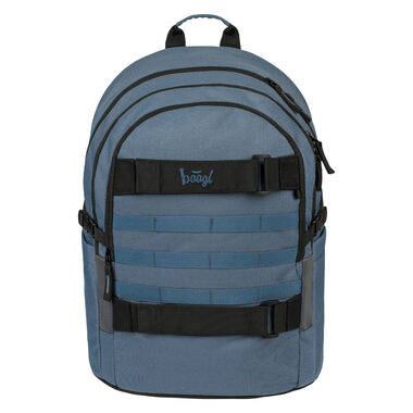 BAAGL Schulrucksack Skate Dust Blue