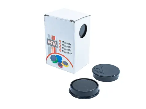 ARTA Magnete Durchmesser 30mm schwarz (10 Stück pro Packung)