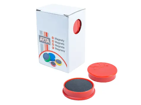 ARTA Magnete Durchmesser 30mm rot (10 Stück pro Packung)