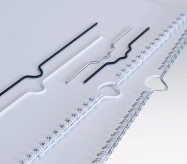 Renz Haken 350 mm weiß für Kalenderbindung