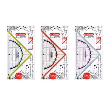 Herlitz Kunststoffdreieck 16cm / verschiedene Farben