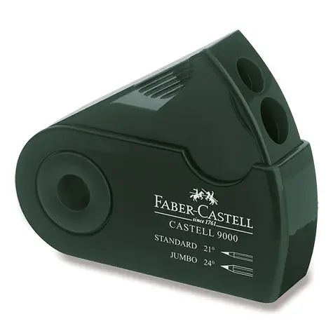 Faber-Castell Spitzer mit Magazin / grün