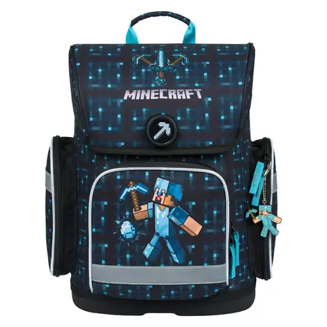 BAAGL Ergo Minecraft Blue Axe Schultasche