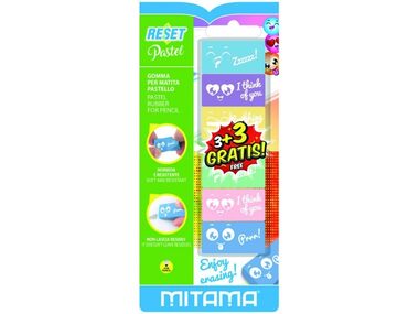 MITAMA PASTEL Radiergummi (6 Stück)