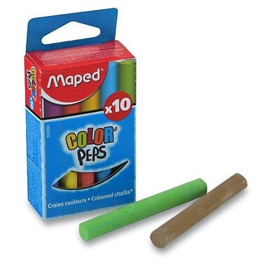 Maped Farbige Kreiden 10 Stück.