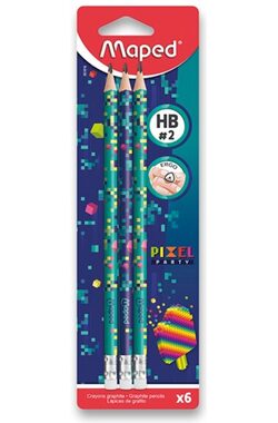 Maped Graphitstifte Pixel Party 6 Stück