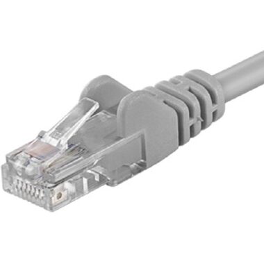 PremiumCord UTP CAT6 0,5m / Patchkabel / RJ45-RJ45 / grau