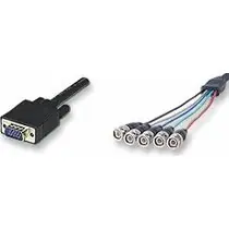 PremiumCord Monitorkabel VGA 15p 5BNC 2m