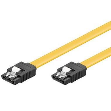 PremiumCord SATA III-Kabel mit Metallverriegelung 0,7 m