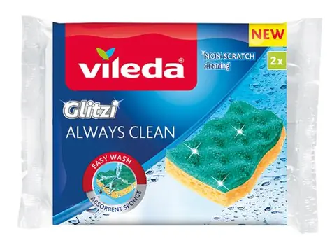 Vileda Glitzi Always Clean (2 Stück) / Spülschwamm