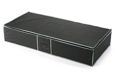 Compactor URBAN 95 x 45 x 18 cm - schwarz / Textile Aufbewahrungsbox für Kleidung unter dem Bett 