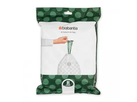 Brabantia PerfectFit Typ R Müllbeutel 36 L / einziehbar / 30 Stück pro Packung