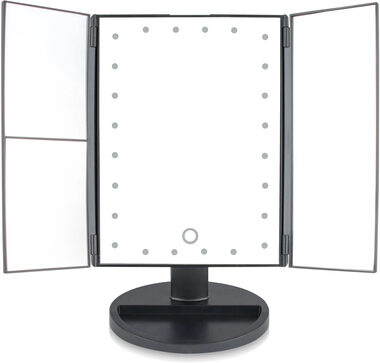 RIO 24LED Touch Dimmbarer Schminkspiegel / Kosmetikspiegel / 2-fache und 3-fache Vergrößerung / dimmbar