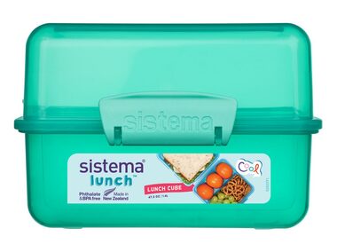 Sistema Lunch Lunchbox mit 2 Fächern 1,4 l mint