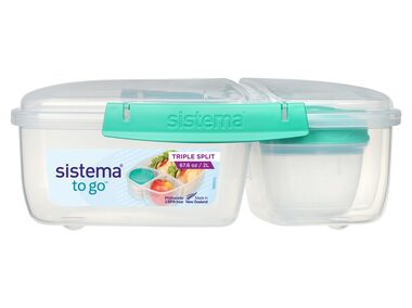 Sistema TO GO Dreikammerbox mit Joghurtbehälter 2 l mint