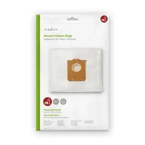 Nedis Staubsaugerbeutel 10 Stück / Synthetik / Passend für: Philips & Electrolux 