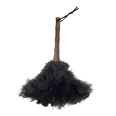 MSV Staubwedel aus Straußenfedern mit Bambusgriff 33 cm
