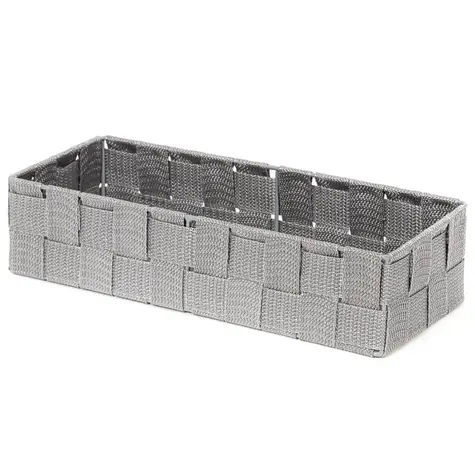 Compactor TEX Schubladen-Organizer - Korb L grau / 30 x 12 x 7 cm