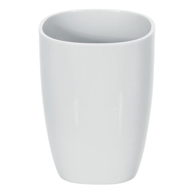 Spirella PURE Zahnputzbecher weiß / Kunststoff