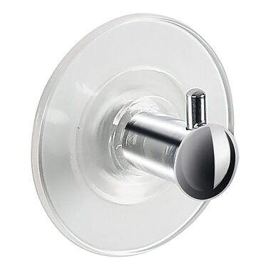 Spirella MOLLY Haken mit Saugnapf transparent / PVC / Edelstahl / 60 mm